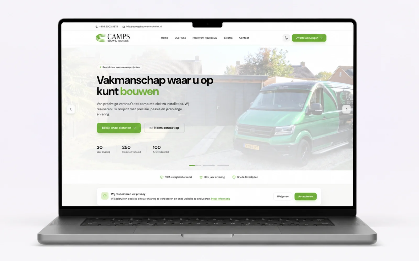 Camps Bouw & Techniek, zoals het eruitziet in gebruik