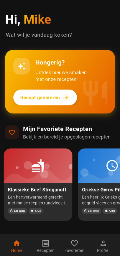 StockChef Home Screenshot