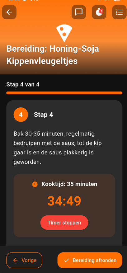 StockChef Recipe Screenshot