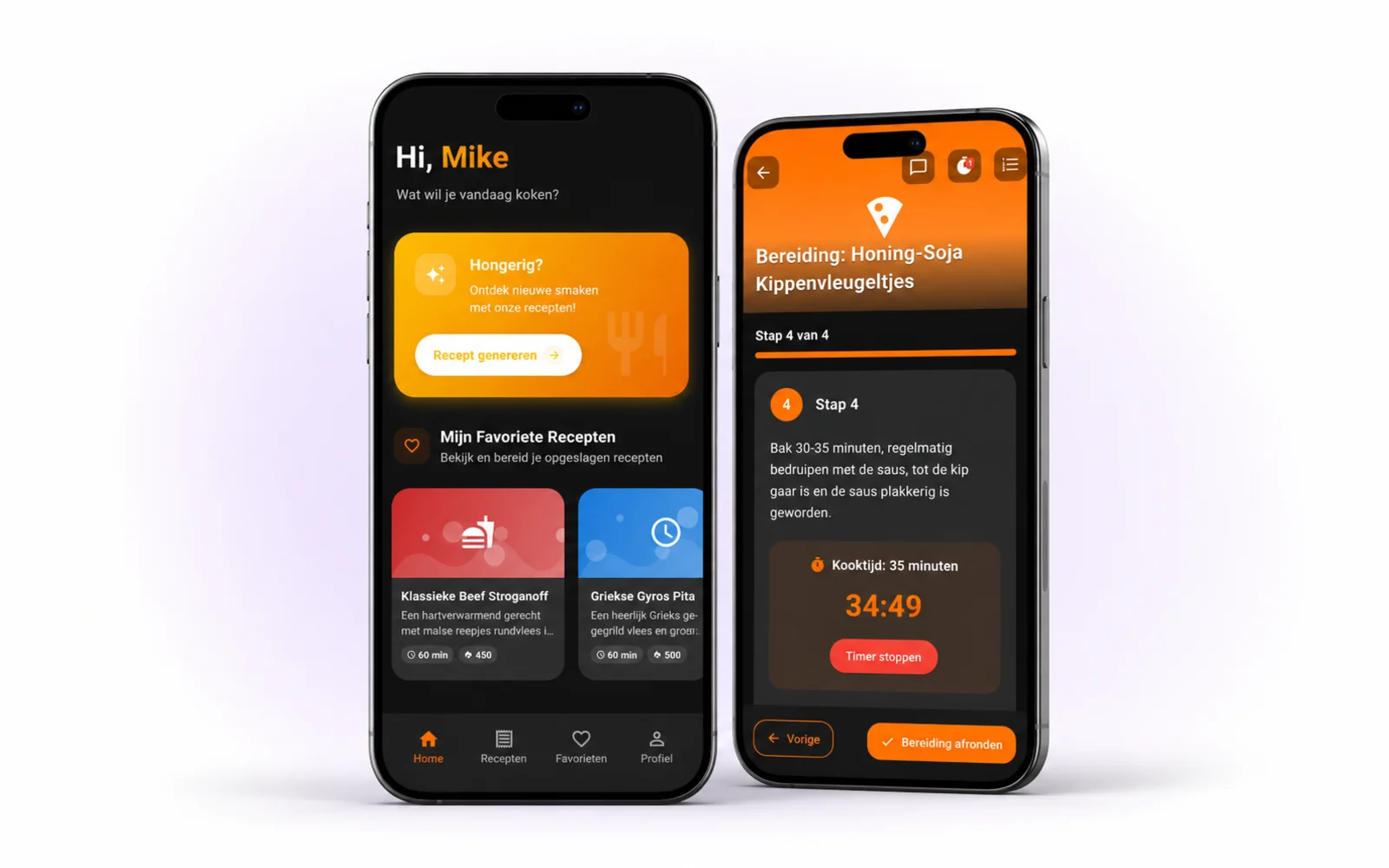 StockChef app en dashboard