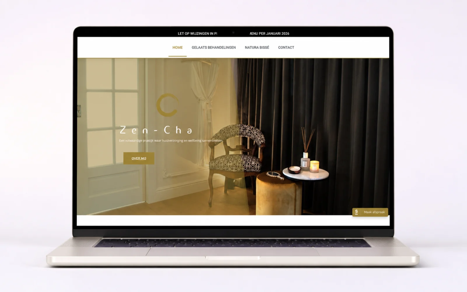 Zen-Cha app en dashboard